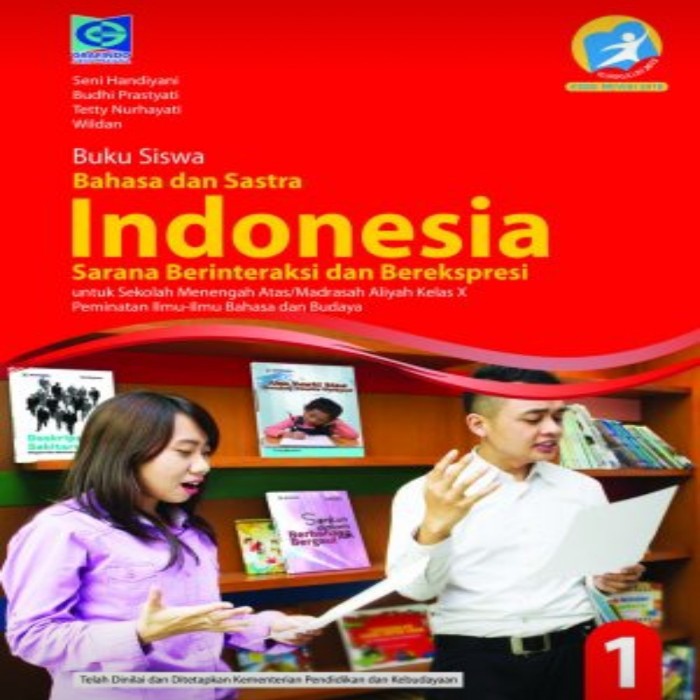Buku Bahasa Indonesia dan Sastra Indonesia Kelas 10-Grafindo