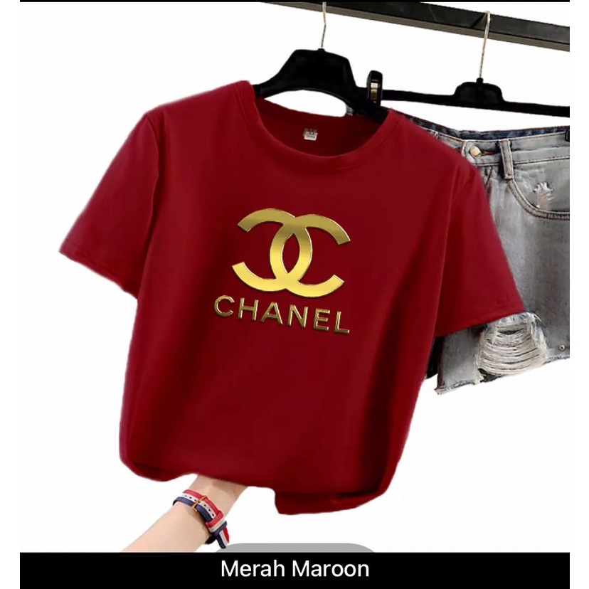 ✅ COD - KAOS OBLONG WANITA BAJU DISTRO CEWEK ATASAN WANITA MURAH LENGAN PENDEK SPANDEK TEBAL-2