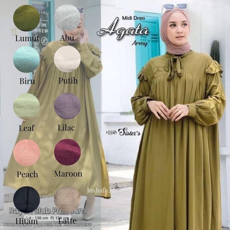 Agatha midi Dress terbaru