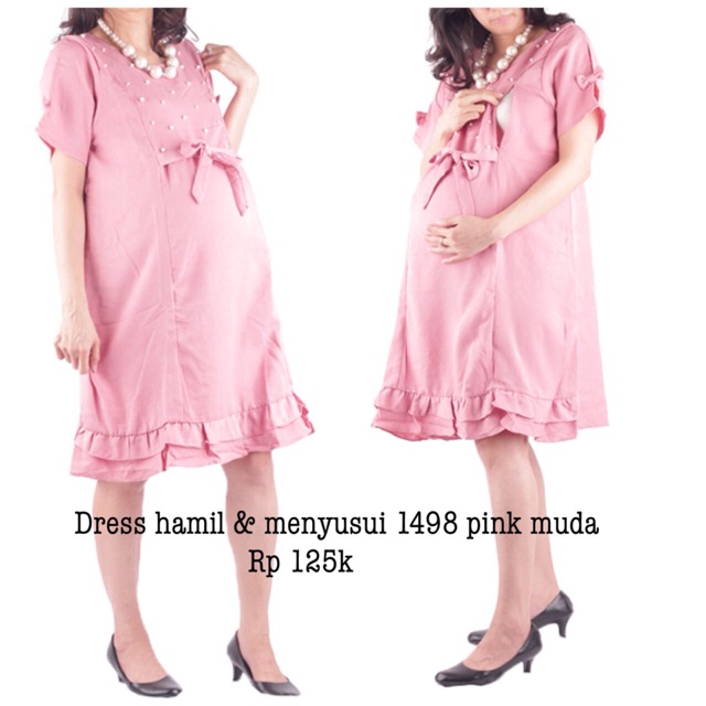 Pakaianhamil dres menyusui 1498 baju hamil