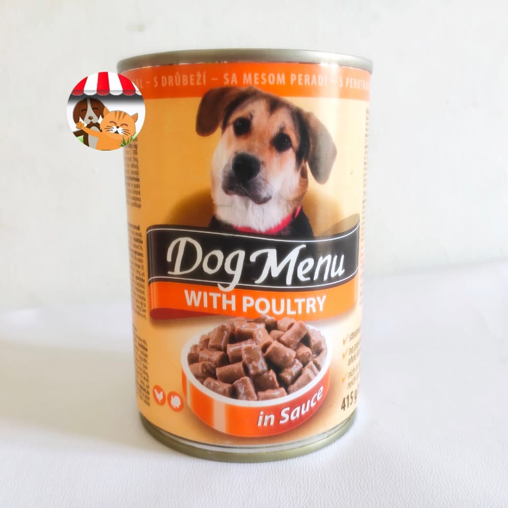 Dog Menue Menu Makanan Anjing Kaleng Basah Wet Food All Variant 415gr