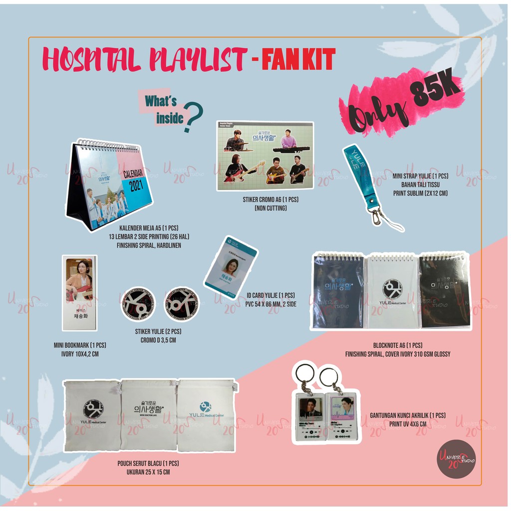 Hospital Playlist Fan Kit (Ready Stock)