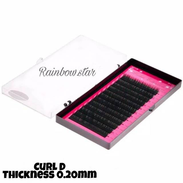 Lashes Extension Curl D Lashes Bulu Mata Tanam