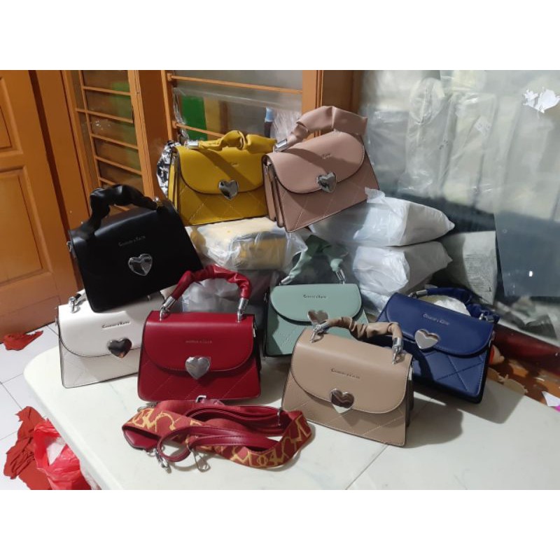 Tas fashion ck 9011&amp; 6091 import 2 tali uk 20 x 13 cm handbags selempang