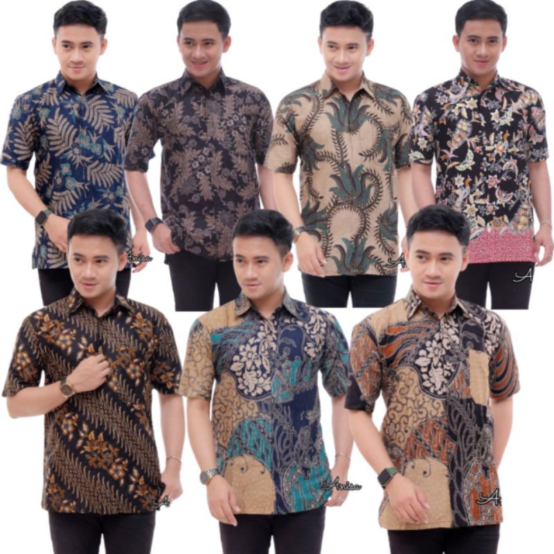 Baju Batik Pria Gus Azmi Syubbanul Muslimin Batik Katun Halus Hadroh Azzahir Hilwa Ala Santri Modern