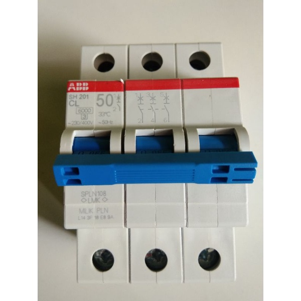 MCB-ABB 3phase 50amper modifikasi