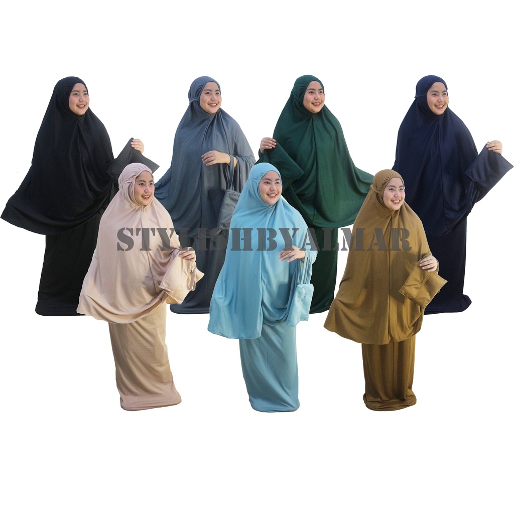 Mukena Polos Katun Travel Hyget Premium Ukuran Dewasa Adem Berkualitas