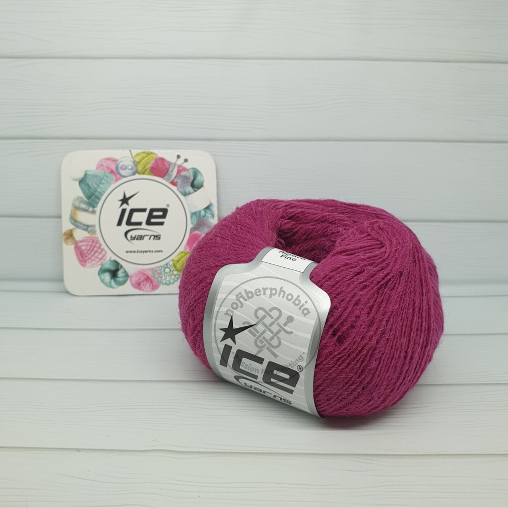 Benang Rajut Ice Yarns Peru Alpaca Fine - Dark Fuchsia