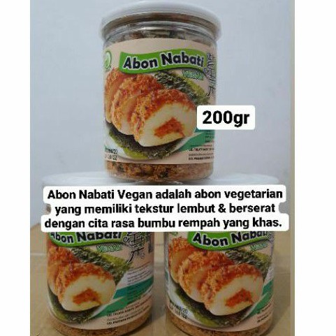 

200G ABON NABATI VEGETARIAN VEGE MEAT FLOSS VEGAN FOOD 200GR