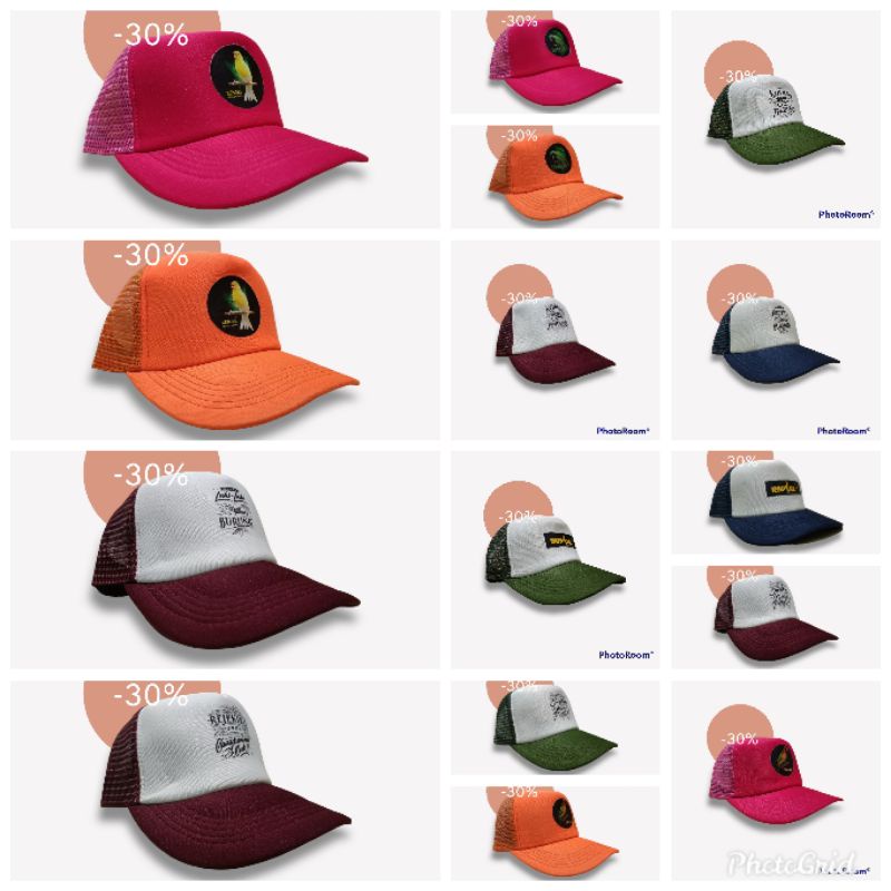 topi kopral merchandise Kicaumania + bonus gantungan kunci kopral