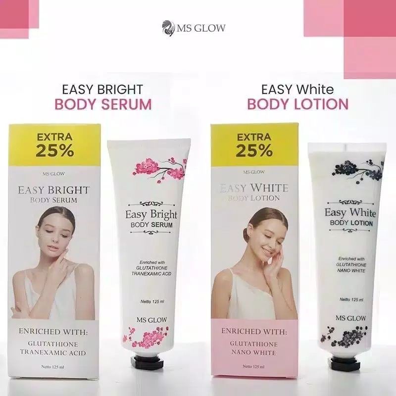 Ms Glow Beauty Paket Body Care Series
