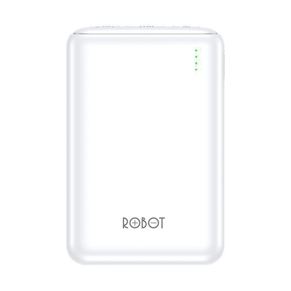 NEW~ROBOT RT10 PowerBank 10000mAh Micro Type-C Input Super Mini LED Light powerbank ROBOT RT10