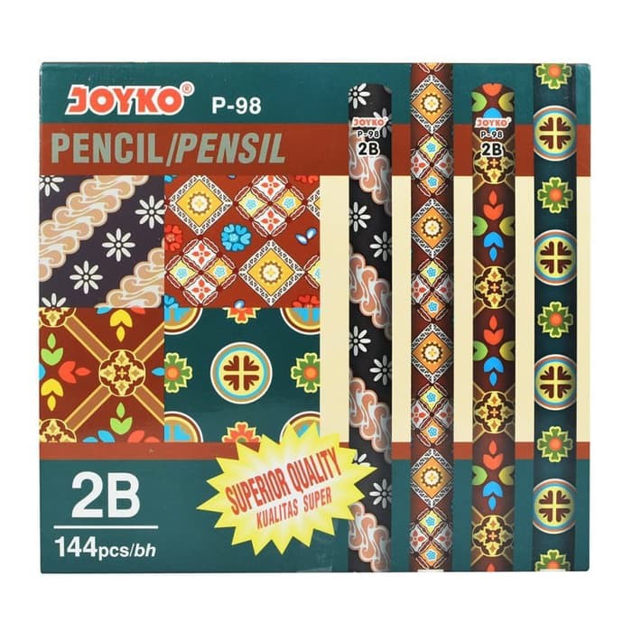 

Pensil 2B Joyko P98 Batik (12pcs)