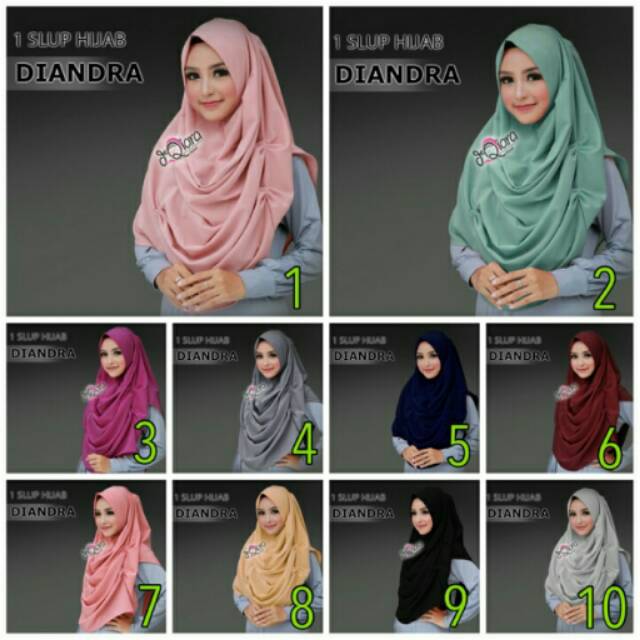 one slup hijab diandra