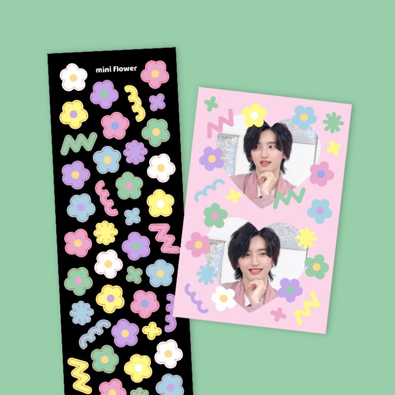 eystudios - Mini Flower Deco Kisscut Sticker