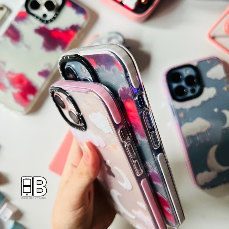 Casetify Dreamy Clouds Moon Case Awan Bintang iPhone 7 8 PLUS X XR XS 11 12 PRO MAX