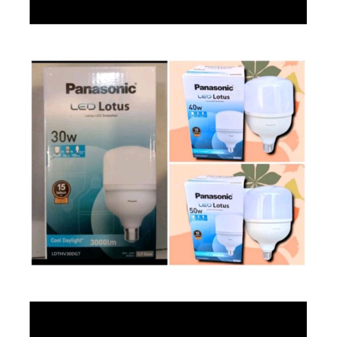panasonic lotus lampu led bulb 30w 40w 50w lampu rumah downlight capsule 30 40 50 watt