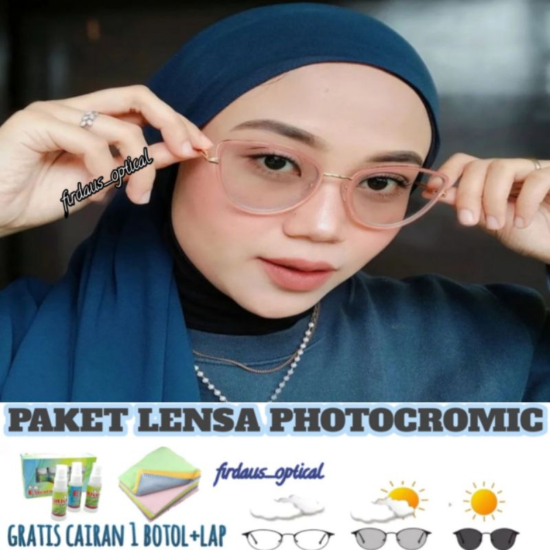 Frame Kacamata - Vani CAT EYE LENSA PHOTOCROMIC | BLUECROMIC