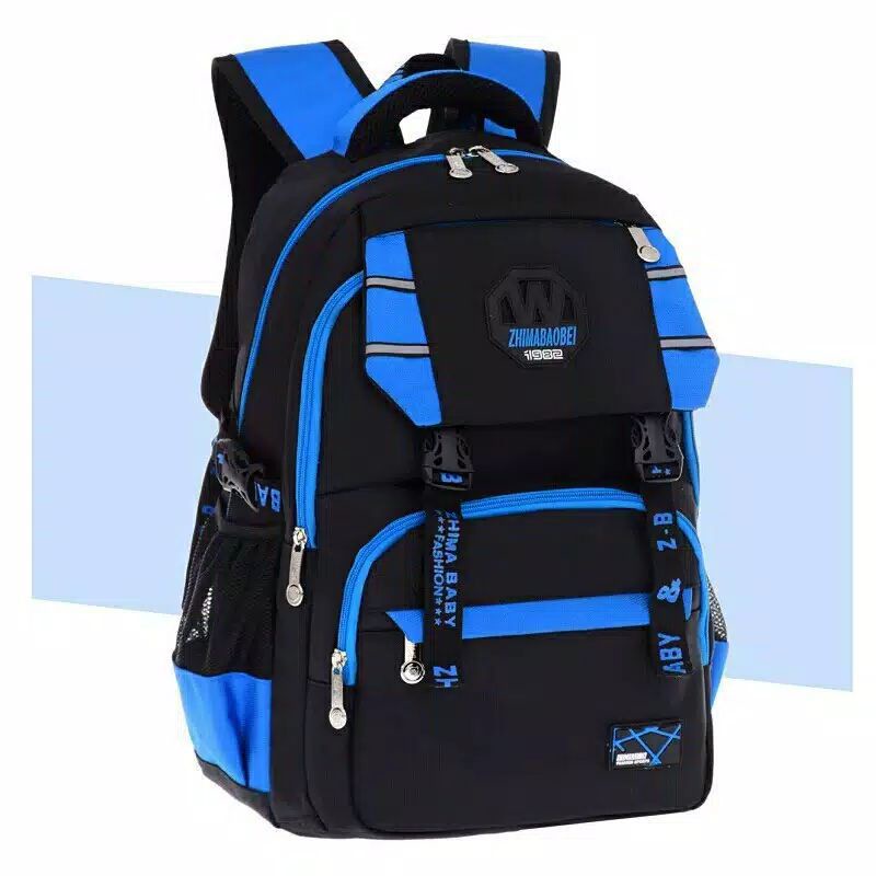 Tas Anak Sekolah Simple Siswa Paud Tk SD Ransel Backpack Laki Laki Perempuan Garsel FKT 5929-DNR01