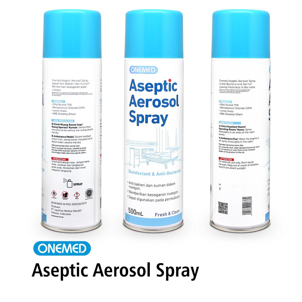 Onemed Aseptic Aerosol Spray 500ml OJ OJ