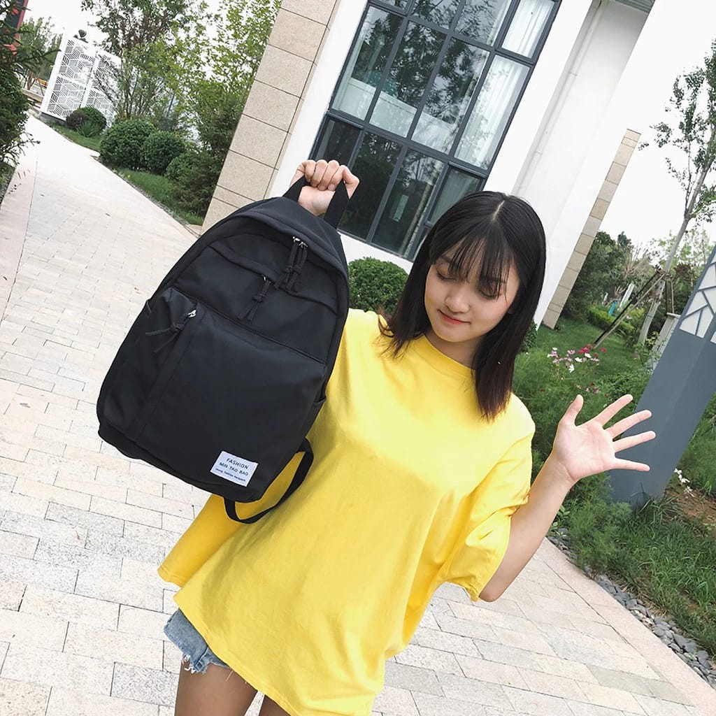 Should Bag - Tas Ransel Sekolah Anak Wanita Dan Pria Terbaru 2021 Kekinian Motif Carakter Min Tao Bag Korean Style Murah