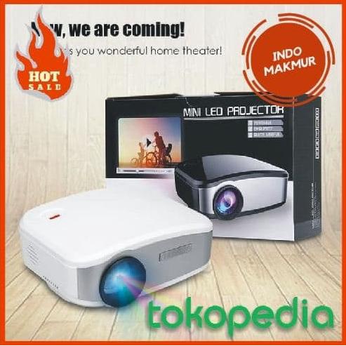 Projektor CHEERLUX C6 Mini Infokus Proyektor LED Projector TV Tuner stock ada