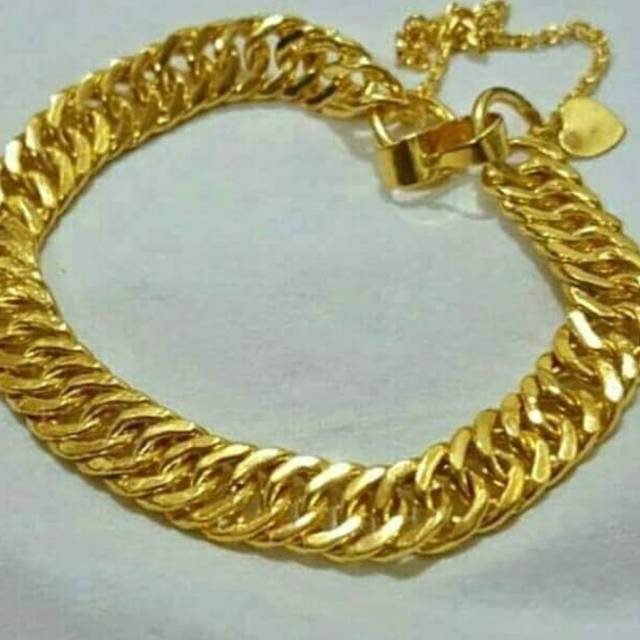 Xuping Gelang tangan wanita lapis emas 24k terlaris