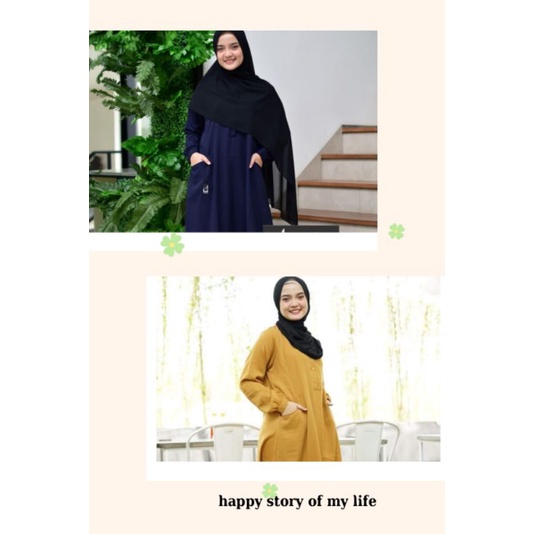 Paket Hemat 2 Pcs Gamis Zuneey Label Annashihah