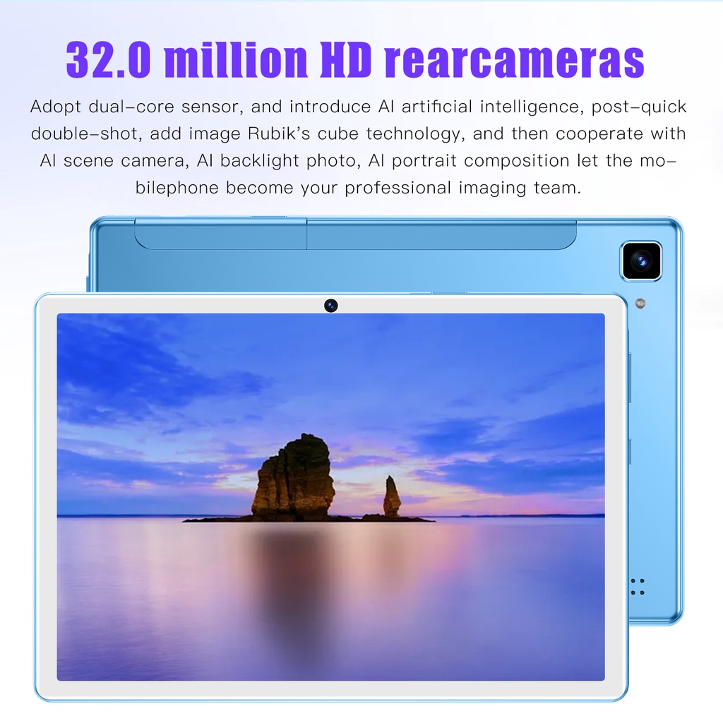 2023 Asli Tablet PC A7 Pro Sistem Android Tablet PC 12GB + 512GB Android Tablet 8 Inci Murah Google Player 5G Learning Tablet ZOOM