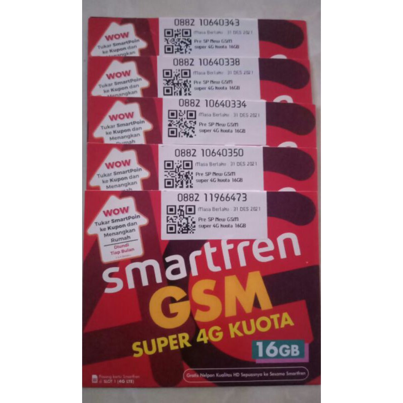 Perdana smartfren 16gb