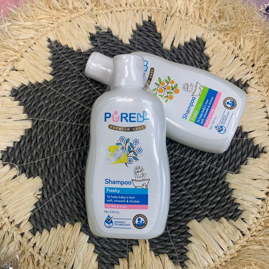 Purebb Shampoo 230 ml Fruity/Freshy 230 ml/Baby shampoo/shampoo bayi