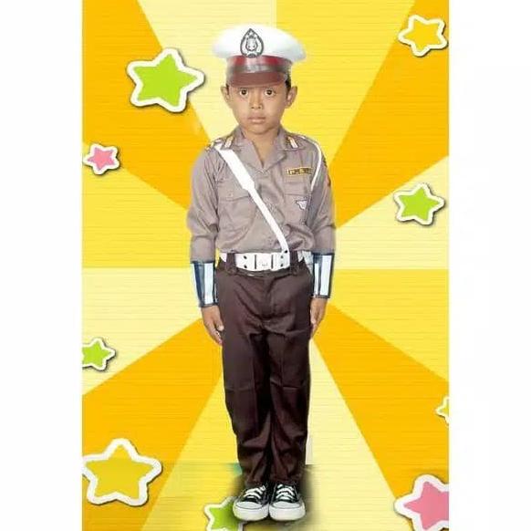baju kostum polisi anak cowok/laki laki Termurah