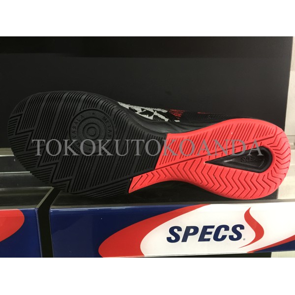 Sepatu futsal specs Metasala combat new 2017 cool grey/red original