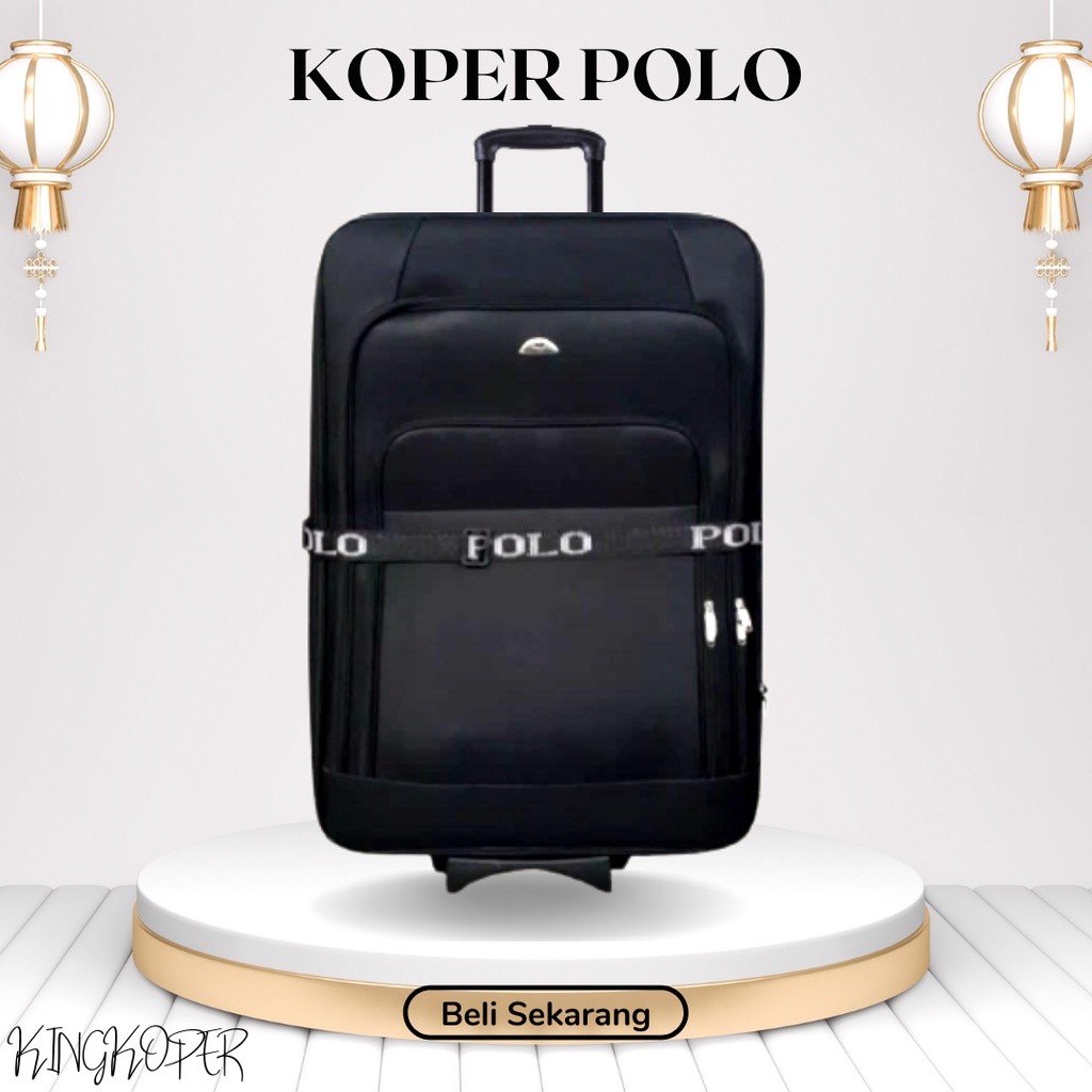 Koper 32 inch Polo twin/koper jumbo/koper besar/koper bagasi/koper kain/koper 2 roda/koper murah
