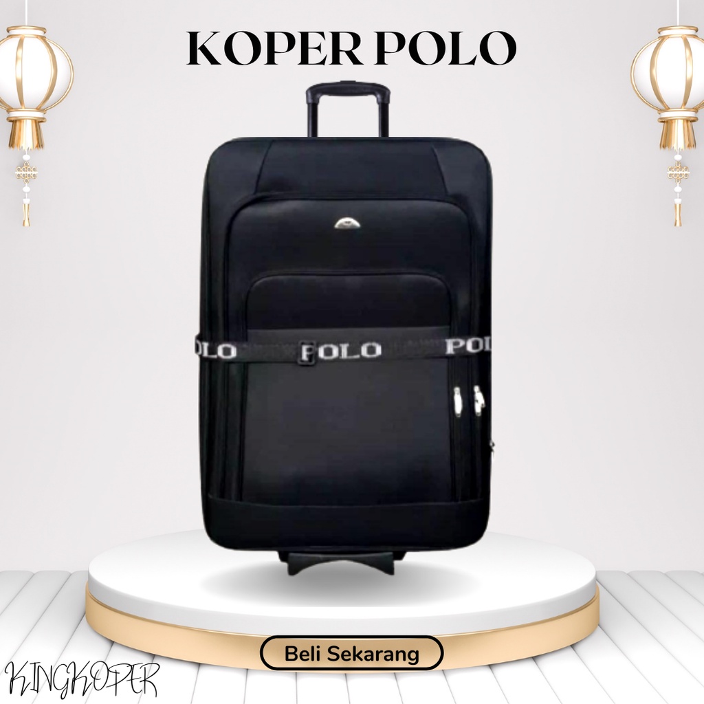 Koper Polo 20 inch Polo - koper kain - koper bagasi - koper murah - koper bahan - tas koper