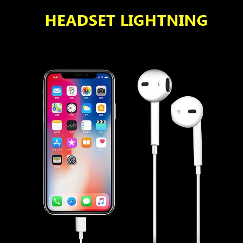 REDZMII - Headset Lightning Ifhone Original / Earphone / Handsfree / Headphone