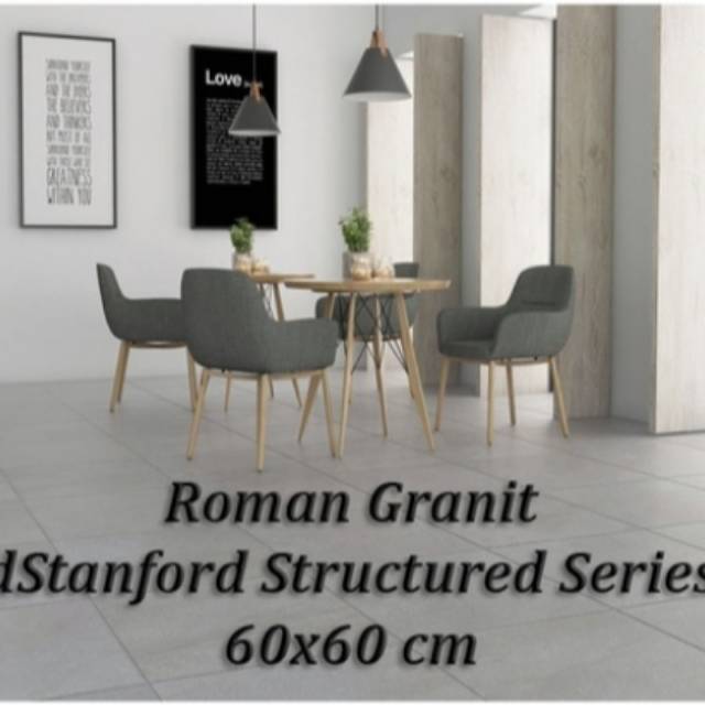 Roman Granit dStanford Structured 60x60 Kw 1