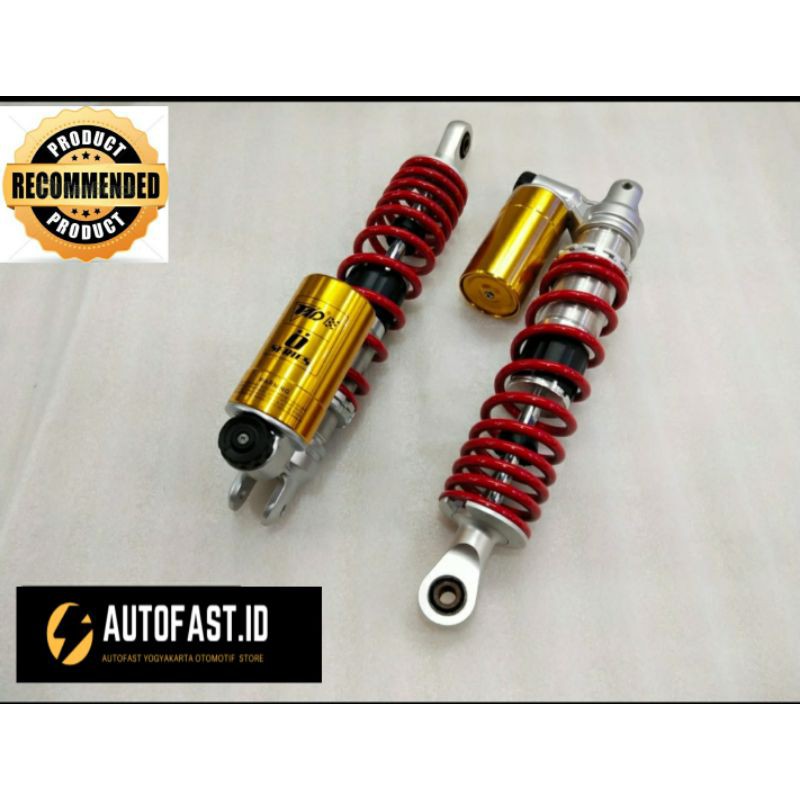 Shock Belakang Tabung Bawah TAD Racing O-Series Yamaha N MAX 330 Mm Merah