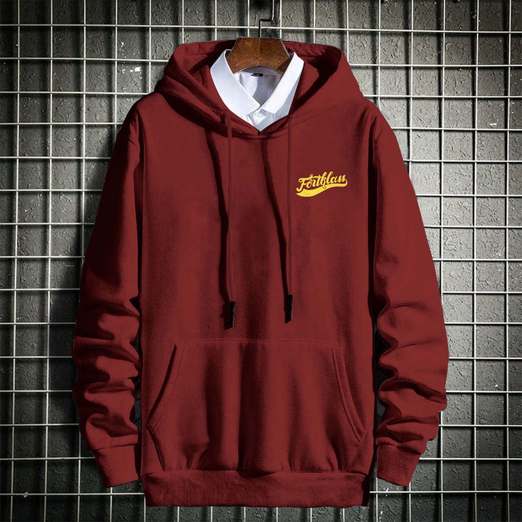HIPNOP Outerwear Unisex Hoodie TAKO Maroon