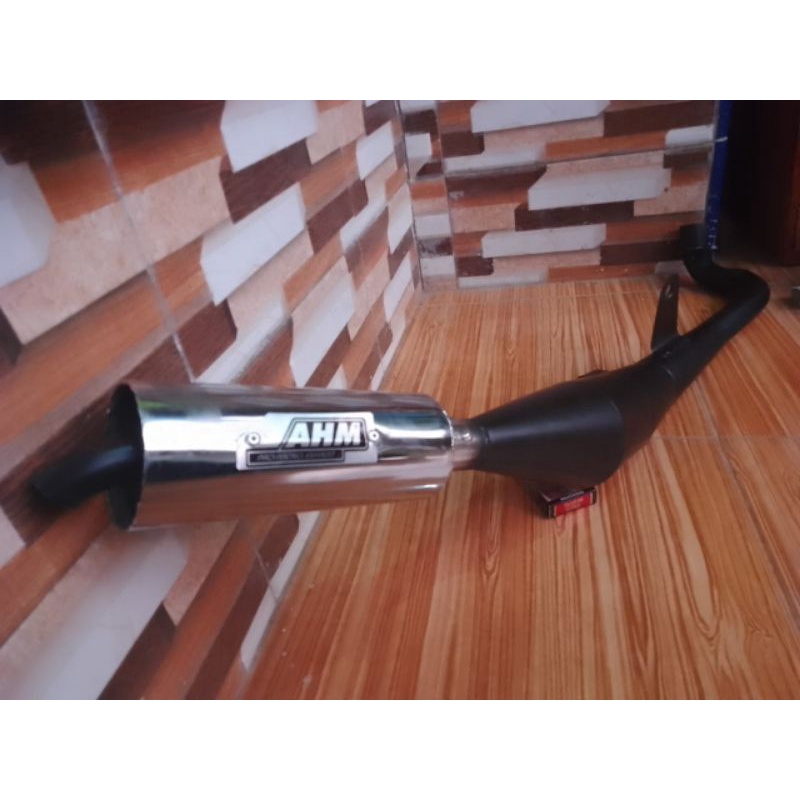 Kenalpot Alfa standar racing AHM yamaha alfa garing gemrincing