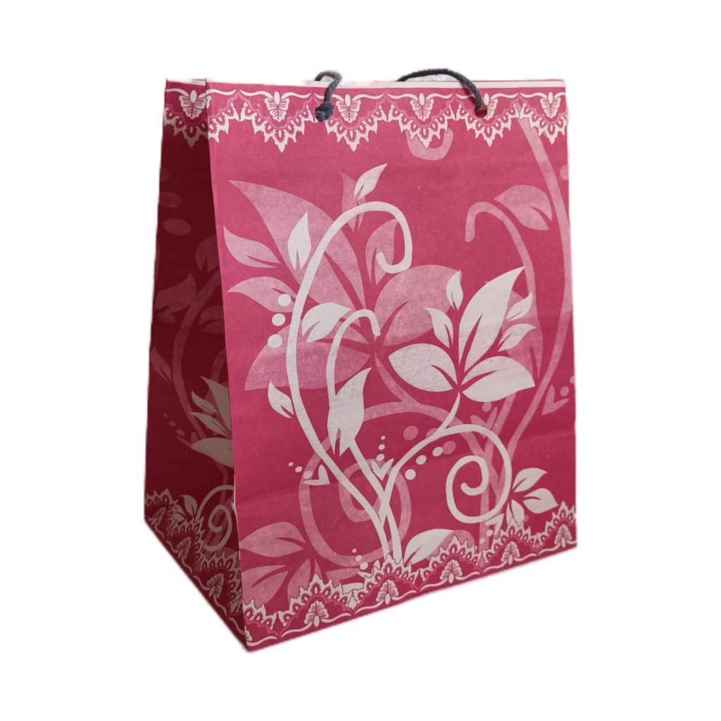 Paperbag Motif batik murah Ukuran R5 18X13X22cm lusinan Cocok untuk tempat souvenir, kado, hajatan/tas hajatan tas kertas/tas souvenir