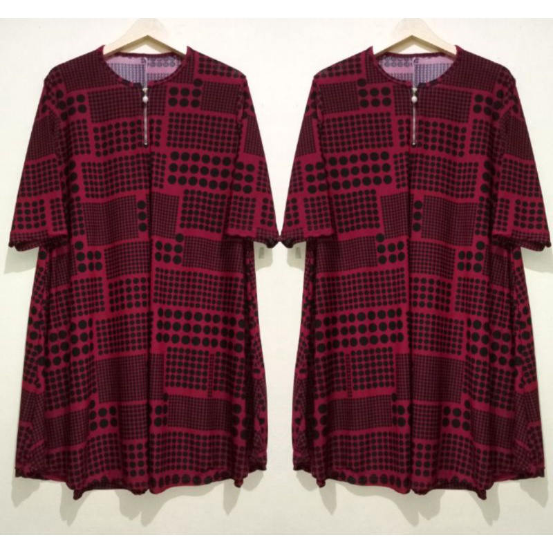 DRESS RANIA SUPER JUMBO DASTER MAT JERSEY KOREA