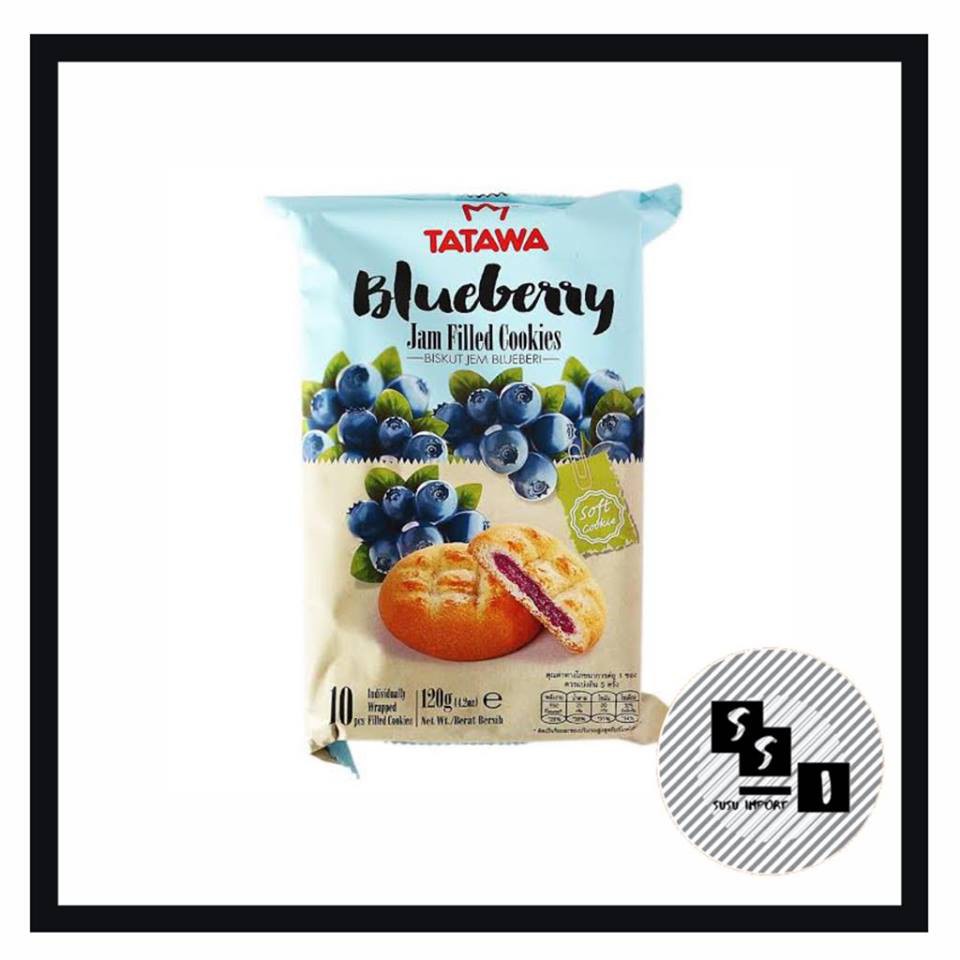 

TATAWA blueberry/ biskuit jam blueberry/ cookies blueberry 120g(10pcs)