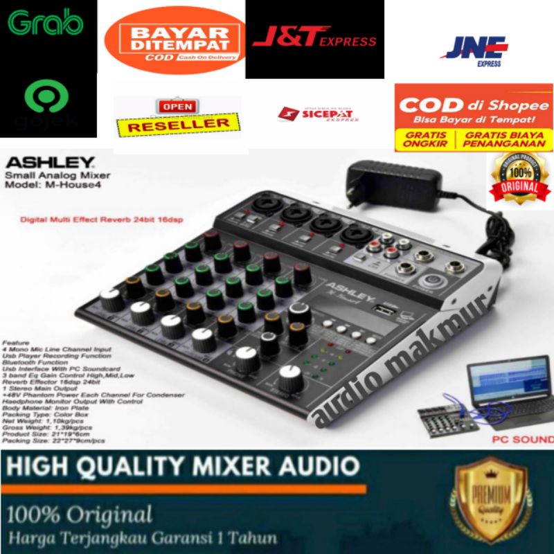 mixer audio ASHLEY M-house 4 ORIGINAL M -HOUSE 4