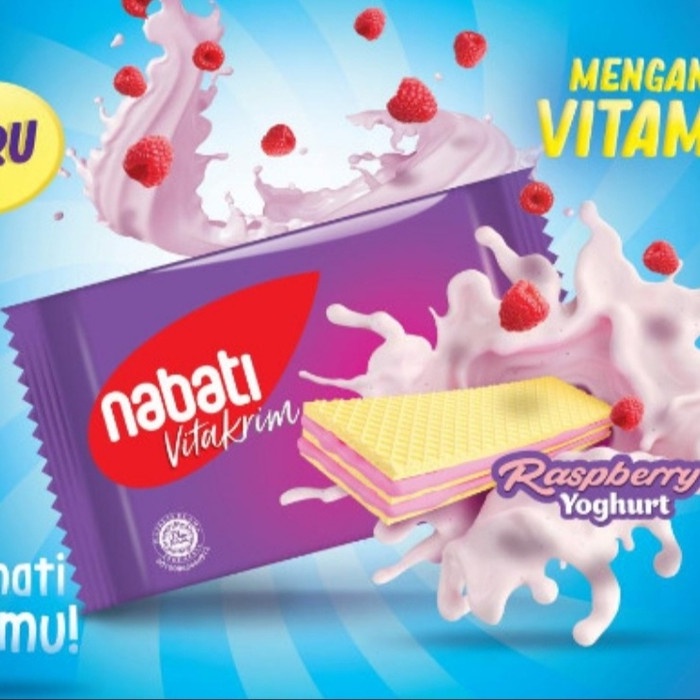 

Wafer-Biskuit- Baru!! Wafer Nabati Vitakrim Rasa Rasberry Yohurt -Biskuit-Wafer.