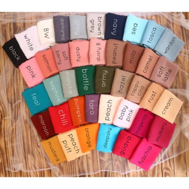 Segiempat BASIC FINE / Polycotton / Bella squares | Shopee Indonesia