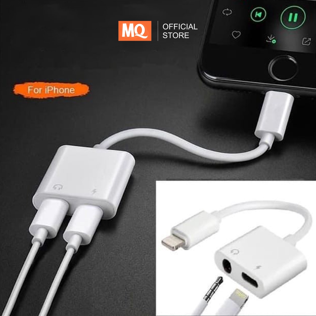 MQ Kabel Adapter Konektor Jack 3.5mm untuk Lightning