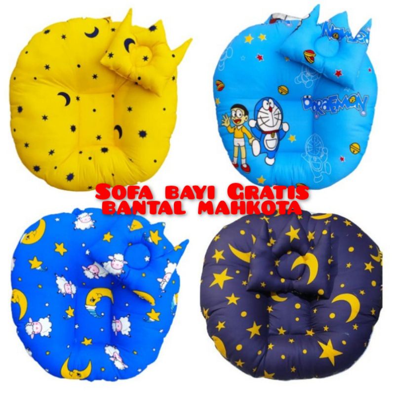 Sofa bayi gratis bantal mahkota / bantal bayi / bantal sofa bayi