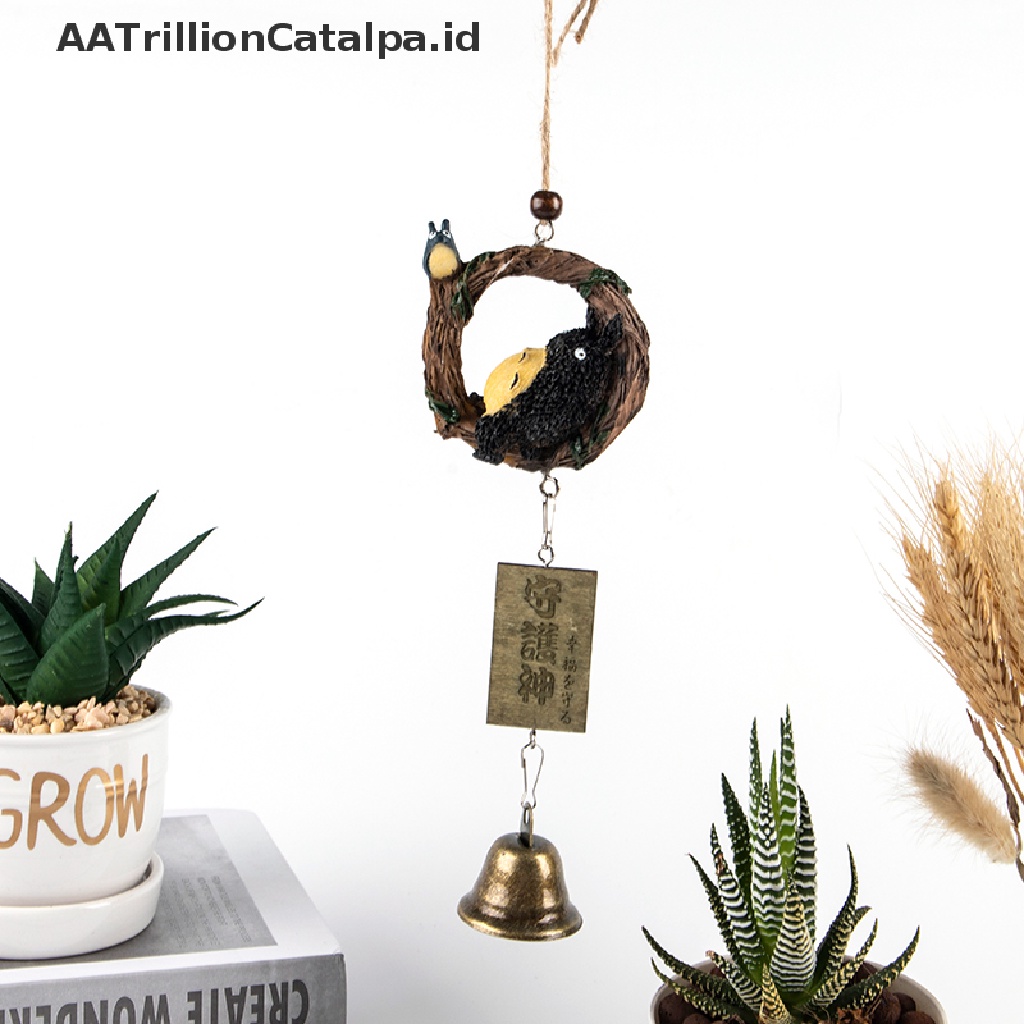 (AATrillionCatalpa) Wind Chime / Genta Angin Model Kartun Totoro Untuk Dekorasi Rumah / Hadiah