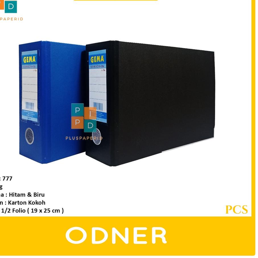 

Langsung Kirim ✩ GEMA 777 Odner Kwitansi Hitam - Biru - Pcs**